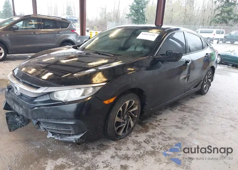 2016 Honda Civic Ex from USA, damaged, VIN 2HGFC2F76GH574174